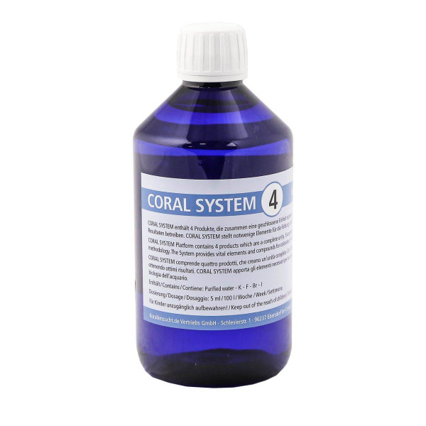 Korallen Zucht Coral System 4 - 250ml