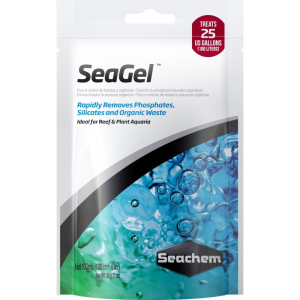 Seachem SeaGel 100ml (bagged Carbon & PhosGuard)