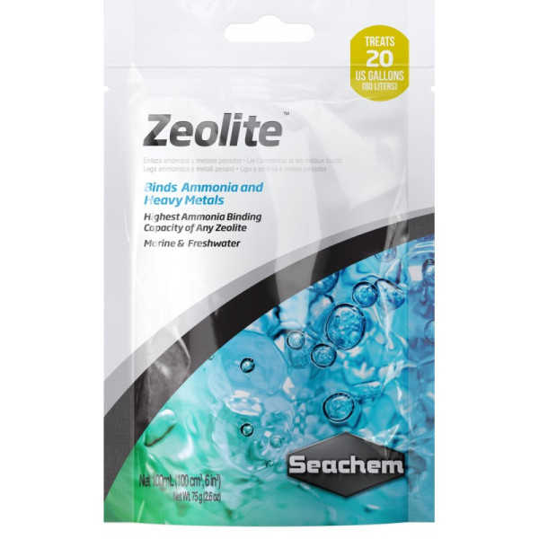 Seachem Zeolite 100ml (bagged)