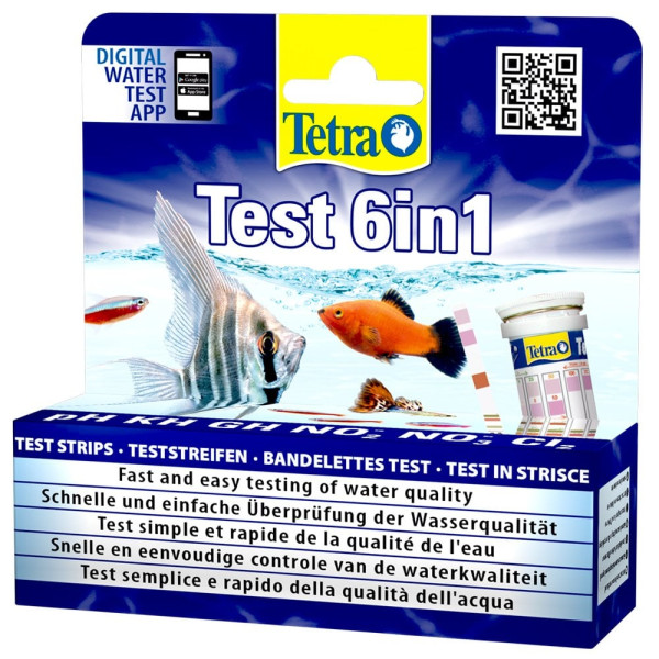 Tetra Test 6 in 1 – 25 Strips