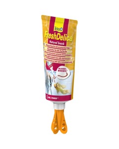 Tetra FreshDelica Bloodworm 80g Tube - Finest Aquatics